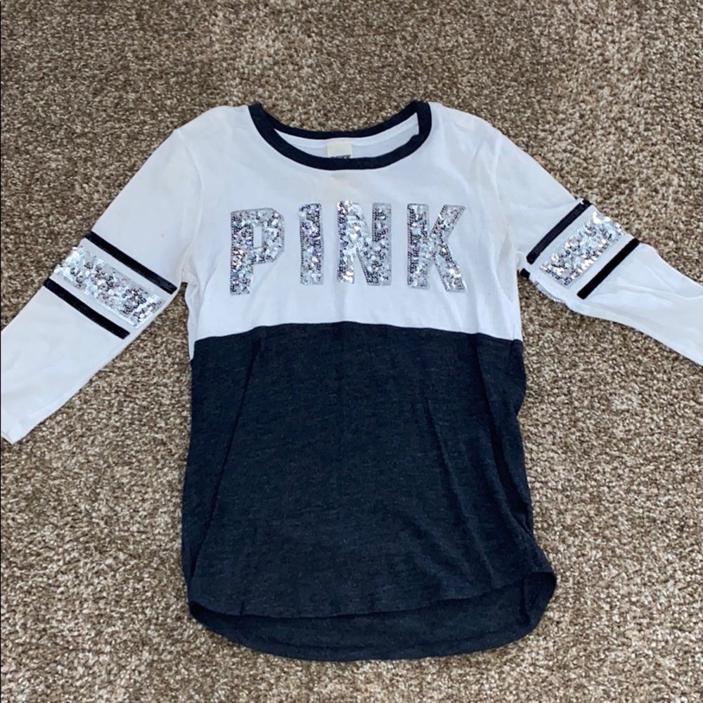 pink quarter sleeve